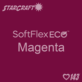 12" X 5 Foot Roll - StarCraft SoftFlex Eco HTV - Magenta
