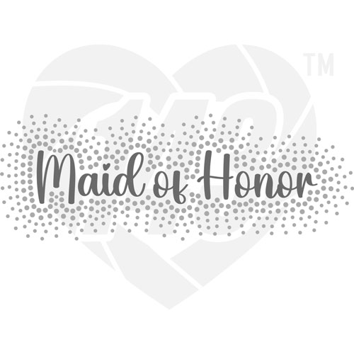 Faux Rhinestone - Maid of Honor