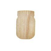 Mason Jar Wood Blank - 5" x 3.25"