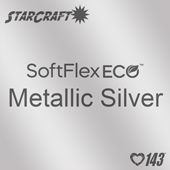 12" X 5 Yard Roll - StarCraft SoftFlex Eco HTV - Metallic Silver