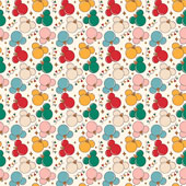 Printed Pattern Vinyl - Glossy - Mouse Head Ornaments - 12" x 12" Sheet