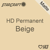 12" x 5' Roll - StarCraft HD Matte Permanent Vinyl - Beige