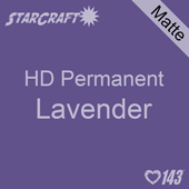 12" x 5' Roll - StarCraft HD Matte Permanent Vinyl - Lavender
