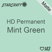 12" x 5' Roll - StarCraft HD Matte Permanent Vinyl - Mint Green