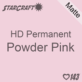 12" x 5' Roll - StarCraft HD Matte Permanent Vinyl - Powder Pink 