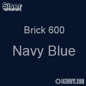 12" x 20" Sheet Siser Brick 600 HTV - Navy Blue