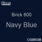 Siser® Brick™ 600 Heat Transfer Vinyl Sheet - Navy