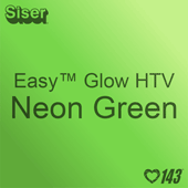 Siser Easy Glow HTV: 12" x 12" - Neon Green