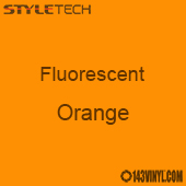 StyleTech Fluorescent - Orange - 12" x 12" Sheet   