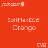 12" X 12" - StarCraft SoftFlex Eco HTV - Orange