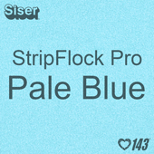 12" x 15" Sheet Siser Stripflock Pro HTV - Pale Blue