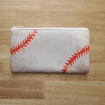 Small Zipper Pouch - Baseball