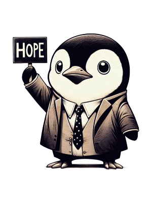 Penguin with Hope - 143