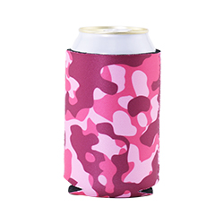 Can Cooler - Woodland Camo Pink