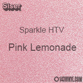 Siser Sparkle HTV: 12" x 24" sheet - Pink Lemonade