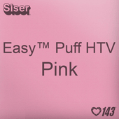 Easy™ Puff HTV: 12" x 24" - Pink