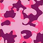 Printed HTV Pink Woodland Camo Print 12" x 15" Sheet