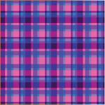 Printed Pattern Vinyl - Glossy - Purple Blue Plaid 12" x 24" Sheet