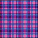 Printed Pattern Vinyl - Glossy - Purple Blue Plaid 12" x 24" Sheet