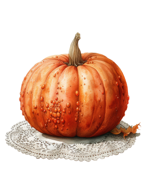 Pumpkin Doily - 143