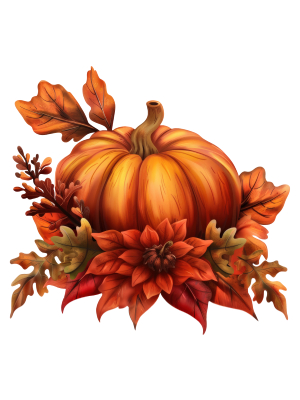 Pumpkins In The Fall - 143