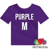 Fruit of the Loom Iconic™ T-shirt - Purple - Medium