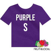Fruit of the Loom Iconic™ T-shirt - Purple - Small