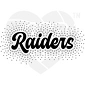 Faux Rhinestone - Raiders