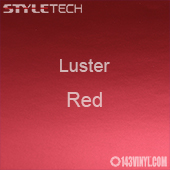 StyleTech Red Luster Matte Metallic Adhesive Vinyl 12" x 24" Sheet