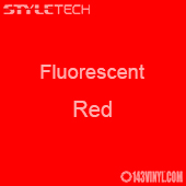 StyleTech Fluorescent - Red - 12" x 12" Sheet  