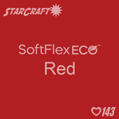 12" X 5 Yard Roll - StarCraft SoftFlex Eco HTV - Red