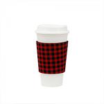 Coffee Sleeve - Red Buffalo Plaid