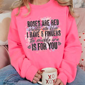 Press Ready Transfer - Roses are Red