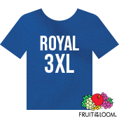 Fruit of the Loom Iconic™ T-shirt - Royal - 3XL