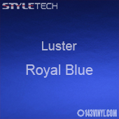 StyleTech Royal Blue Luster Matte Metallic Adhesive Vinyl 12" x 24" Sheet