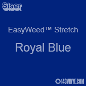 Stretch HTV: 12" x 12" - Royal Blue