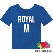 Fruit of the Loom Iconic™ T-shirt - Royal - Medium