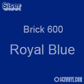 12" x 20" Sheet Siser Brick 600 HTV - Royal Blue