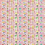 Printed Pattern Vinyl - Glossy - School House 12" x 24" Sheet