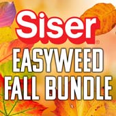 7 Pack Siser Easyweed HTV 12" x 12" - Fall Bundle