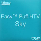 Easy™ Puff HTV: 12" x 24" - Sky