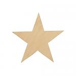 Small Star Wood Blank- 3"