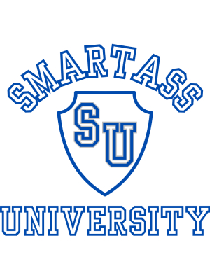 Smartass University Emblem - 143