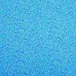 Printed Pattern Vinyl - Matte - So Crafty - Teal - 12" x 24" Sheet