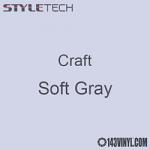 Styletech Craft Vinyl - Soft Gray- 12" x 24" Sheet