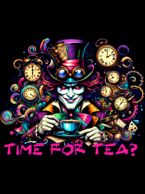Steampunk Tea Time Dark Colors Only - 143   