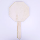 Mr. Crafty Pants Craftmas 2021 Wood Blanks Stop Sign