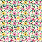Printed Pattern Vinyl - Summer Blooms - 12" x 24"