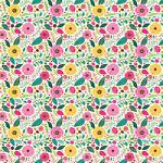 Printed Pattern Vinyl - Summer Blooms - 12" x 24"