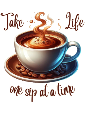Take Life One Sip at a Time Coffee - 143